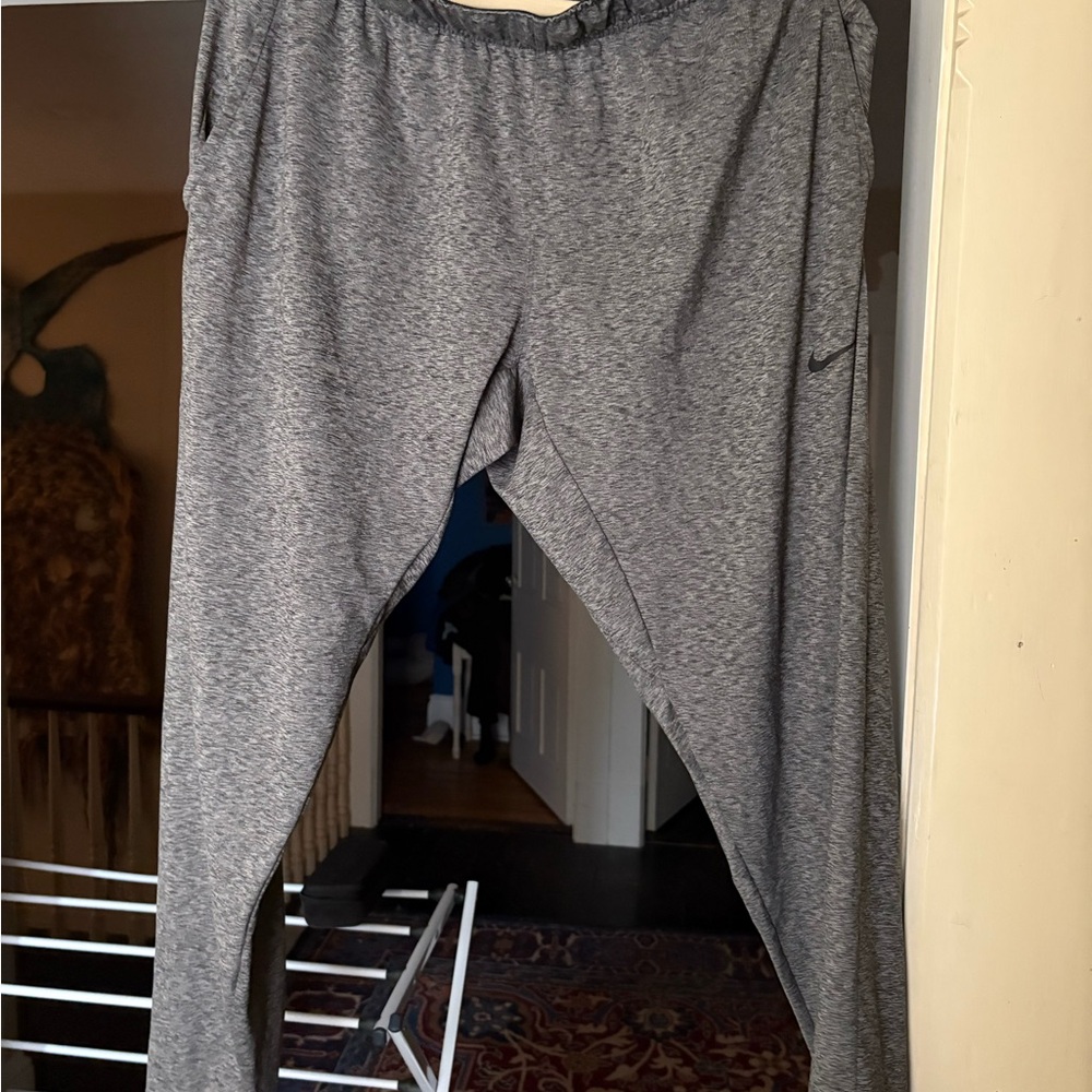 Nike Dri-FIT Standard Fit Pants - Black and Gray